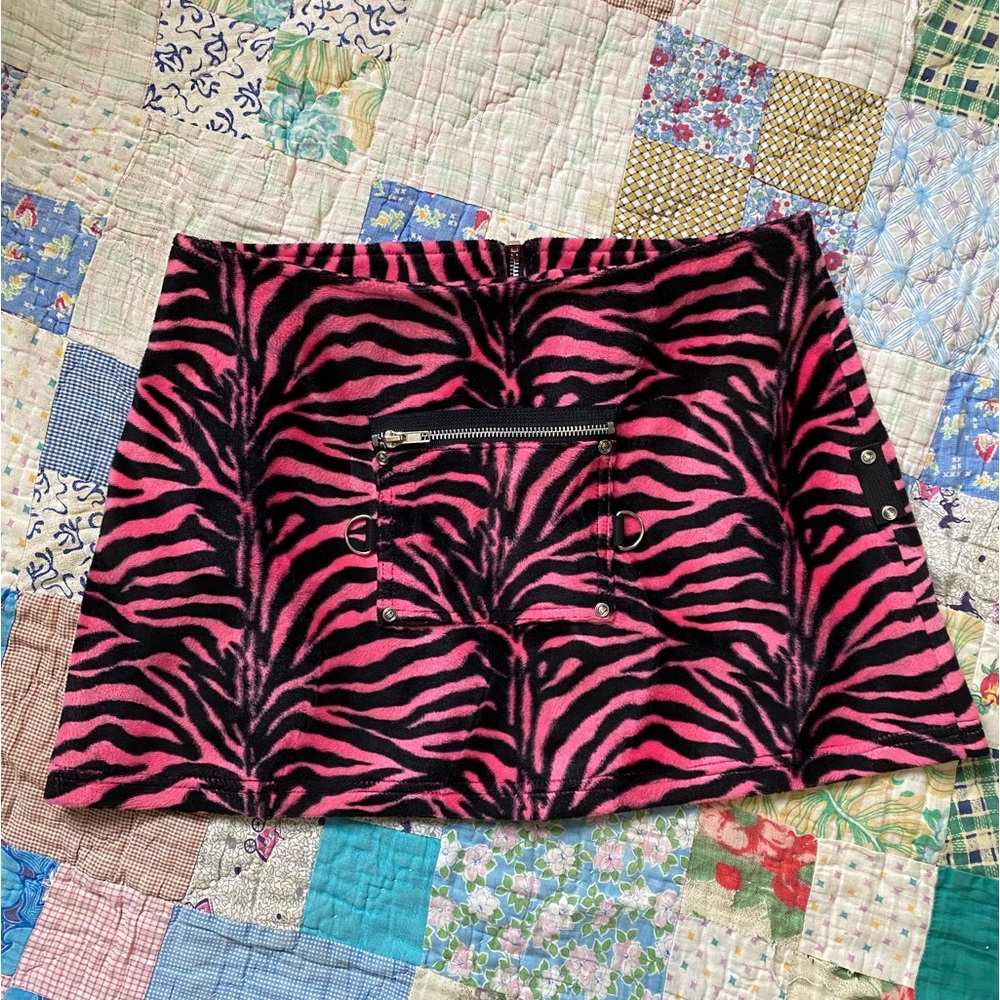 Dogpile Vintage Pink Cheetah Print Skirt